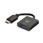 CABLE CONVERTIDOR EWENT HDMI MACHO - VGA HEMBRA CON AUDIO 0,15 METROS CABLE CONVERTIDOR EWENT HDMI MACHO - VGA HEMBRA CON AUDIO 0,15 METROS