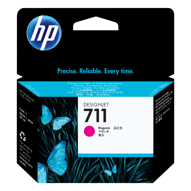 TINTA HP 711 MAGENTA TINTA HP 711 MAGENTA