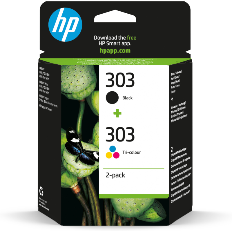 TINTA HP 303 PACK AHORRO 2 NEGRO + CIAN MAGENTA AMARILLO TINTA HP 303 PACK AHORRO 2 NEGRO + CIAN MAGENTA AMARILLO