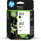 TINTA HP 303 PACK AHORRO 2 NEGRO + CIAN MAGENTA AMARILLO TINTA HP 303 PACK AHORRO 2 NEGRO + CIAN MAGENTA AMARILLO