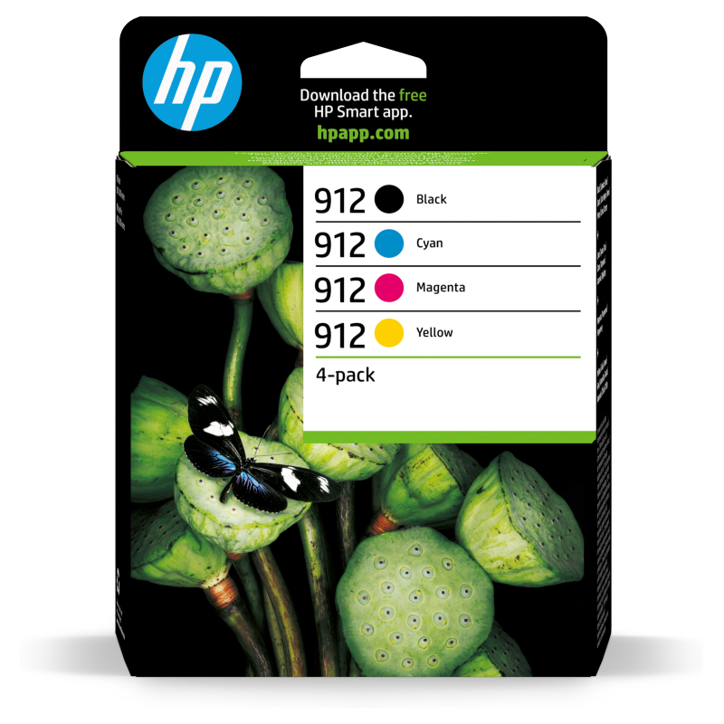 TINTA HP 912 PACK AHORRO NEGRO CIAN MAGENTA AMARILLO TINTA HP 912 PACK AHORRO NEGRO CIAN MAGENTA AMARILLO