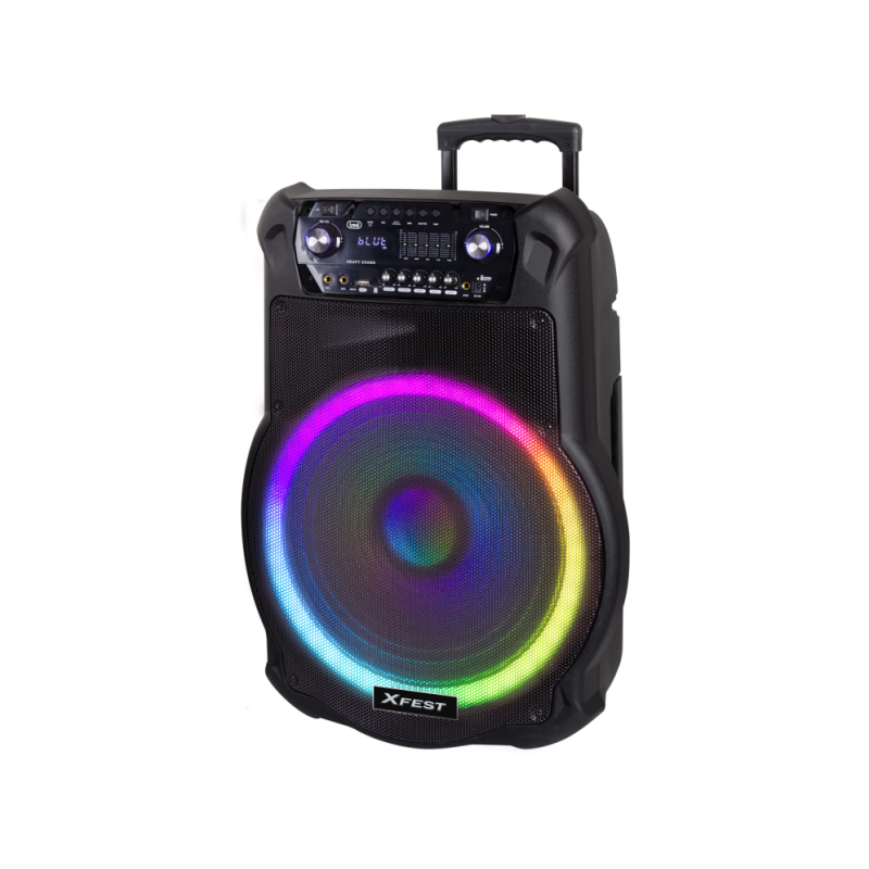 ALTAVOZ KARAOKE TREVI XF 1600 KB 200W AMPLIF+AW+TROLLEY+MIC WIRELESS INCLUIDO ALTAVOZ KARAOKE TREVI XF 1600 KB 200W AMPLIF+AW+TROLLEY+MIC WIRELESS INCLUIDO