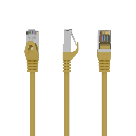 CABLE RED GEMBIRD FTP CAT6 0,25M AMARILLO