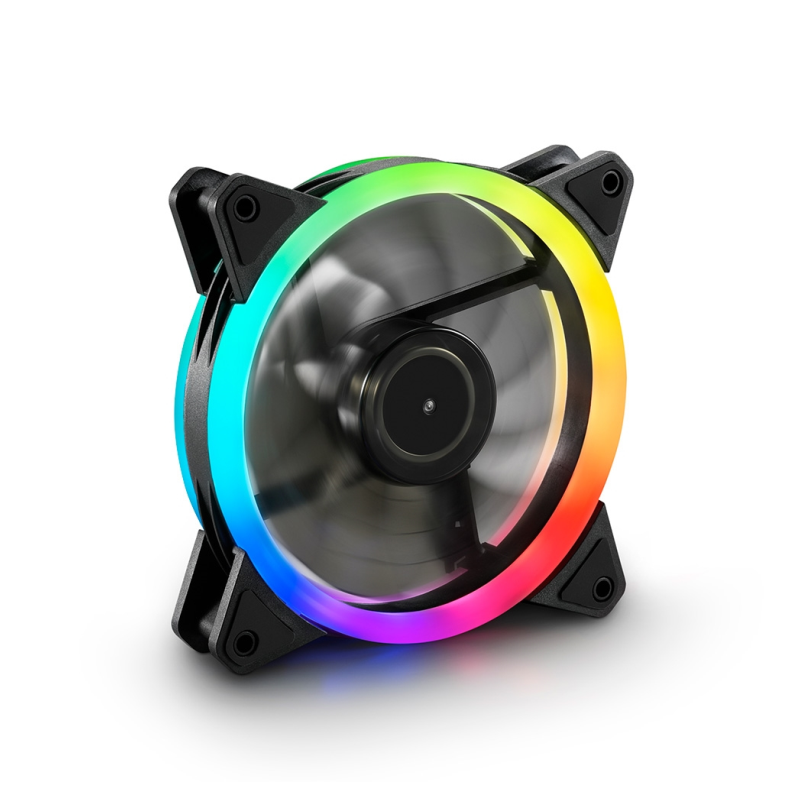 VENTILADOR CAJA SHARKOON SHARK BLADES FAN 120X120X 25,5 MM RGB LED VENTILADOR CAJA SHARKOON SHARK BLADES FAN 120X120X 25,5 MM RGB LED