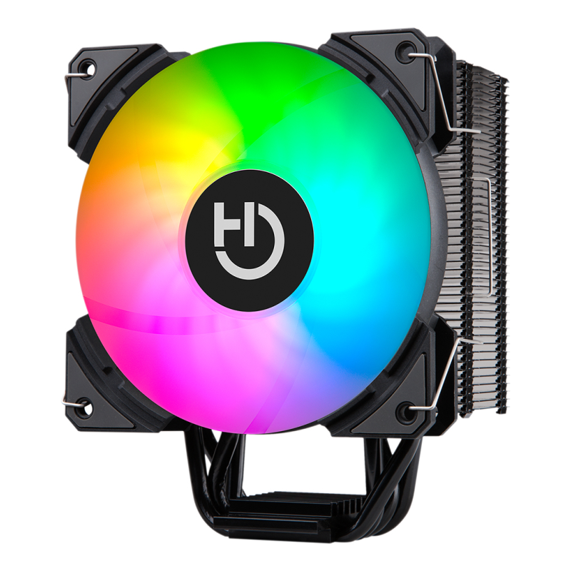 COOLER CPU HIDITEC C12 PWM 120MM ARGB BLACK COOLER CPU HIDITEC C12 PWM 120MM ARGB BLACK