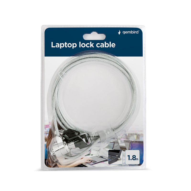 CABLE SEGURIDAD PARA PORTATIL GEMBIRD CON LLAVE CABLE SEGURIDAD PARA PORTATIL GEMBIRD CON LLAVE