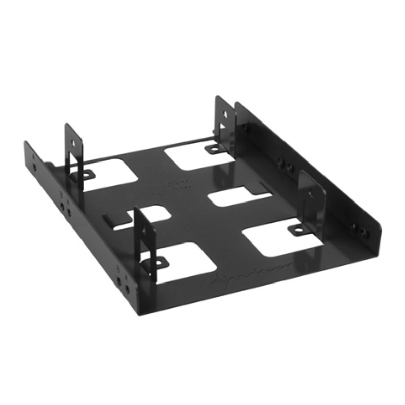 ADAPTADOR SSD 3,5" SHARKOON PARA 2 SSD NEGRO ADAPTADOR SSD 3,5" SHARKOON PARA 2 SSD NEGRO