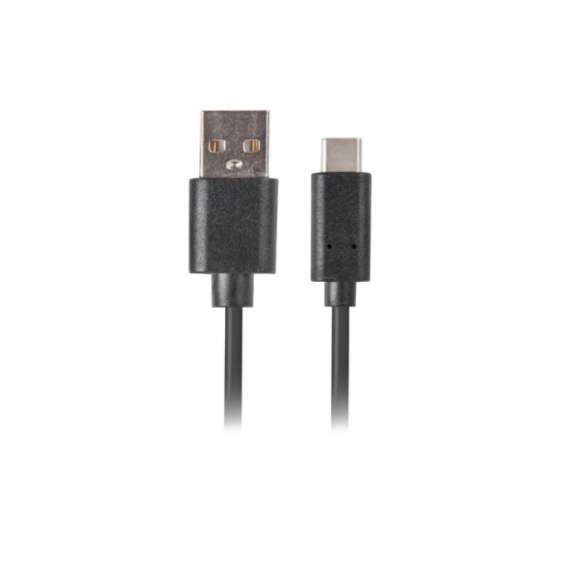 CABLE USB LANBERG 2-0 MACHO-USB C MACHO QUICK CHARGE 3-0 0-5M NEGRO CABLE USB LANBERG 2-0 MACHO-USB C MACHO QUICK CHARGE 3-0 0-5M NEGRO