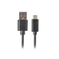 CABLE USB LANBERG 2-0 MACHO-USB C MACHO QUICK CHARGE 3-0 1-8M NEGRO CABLE USB LANBERG 2-0 MACHO-USB C MACHO QUICK CHARGE 3-0 1-8M NEGRO