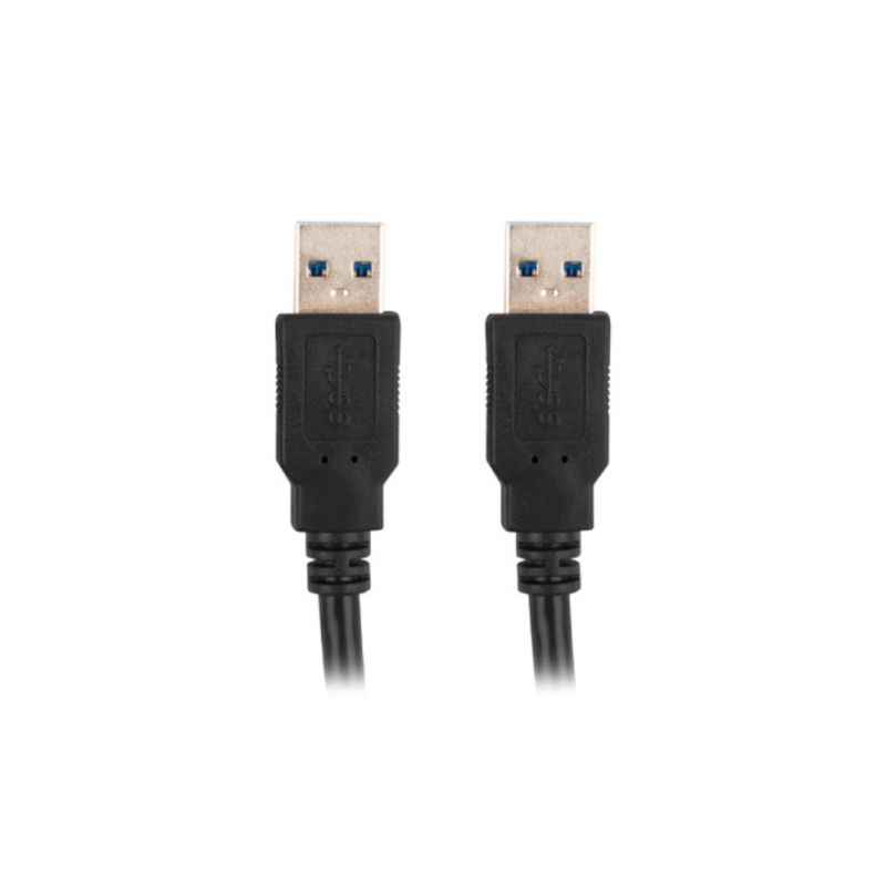 CABLE USB 3-0 LANBERG MACHO-MACHO 1-8M NEGRO CABLE USB 3-0 LANBERG MACHO-MACHO 1-8M NEGRO