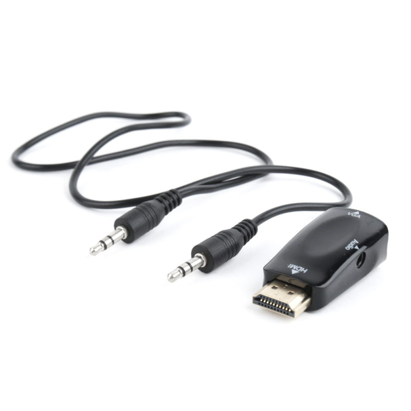 ADAPTADOR GEMBIRD HDMI A VGA HEMBRA CON 3,5MM AUDIO 0,15M ADAPTADOR GEMBIRD HDMI A VGA HEMBRA CON 3,5MM AUDIO 0,15M