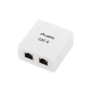 ROSETA LANBERG DE SUPERFICIE CAT-6 FTP 2X TOMA RJ45 BLANCO ROSETA LANBERG DE SUPERFICIE CAT-6 FTP 2X TOMA RJ45 BLANCO