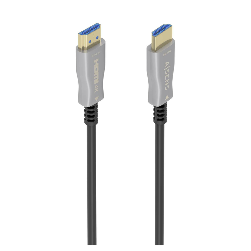 CABLE HDMI AISENS V2-0 OPTICO ACTIVO AOC 4K60HZ 18GBPS A-M-A-M 10M NEGRO CABLE HDMI AISENS V2-0 OPTICO ACTIVO AOC 4K60HZ 18GBPS A-M-A-M 10M NEGRO