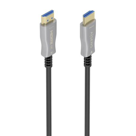 CABLE HDMI AISENS V2-0 OPTICO ACTIVO AOC 4K60HZ 18GBPS A-M-A-M 10M NEGRO