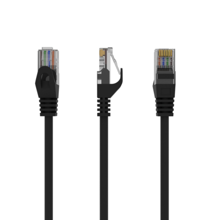 CABLE RED UTP GEMBIRD CAT 6 NEGRO 0,25M