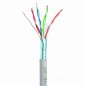 CABLE RED FTP GEMBIRD CAT5E CCA PREMIUM SOLIDO 100 M CABLE RED FTP GEMBIRD CAT5E CCA PREMIUM SOLIDO 100 M