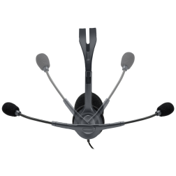 AURICULARES LOGITECH H111 GRIS MICROFONO ALAMBRICO