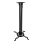 Soporte de Techo para Proyector TooQ PJ3030TN-B- Inclinable-Giratorio-Nivelable- hasta 20kg