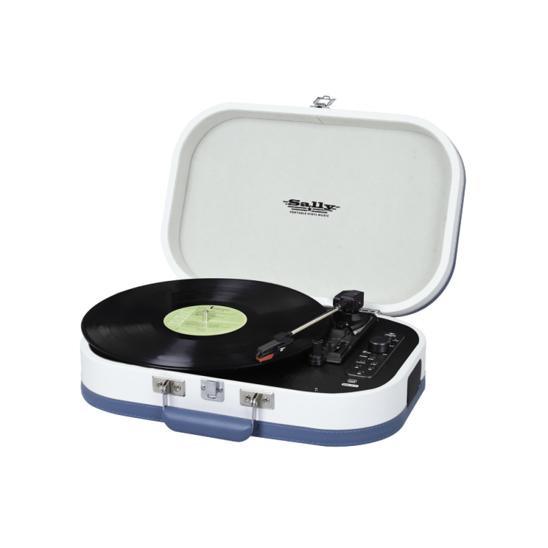 SALLY TOCADISCOS BLUETOOTH BATERIA RECARGABLE USB TREVI TT 1020 BT TURQUESA