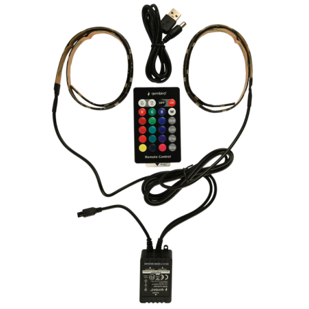 TIRA LED GEMBIRD USB RGB LED STRIP 2 X 50CM