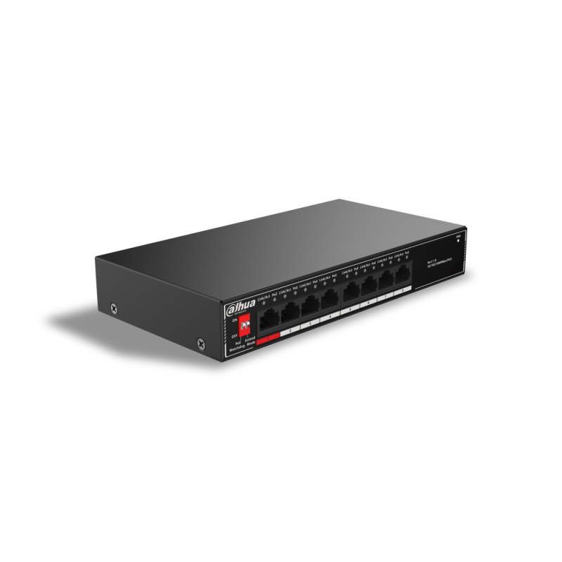 SWITCH IT DAHUA DH-SG1008P 8-PORT UNMANAGED DESKTOP SWITCH WITH 8-PORT POE SWITCH IT DAHUA DH-SG1008P 8-PORT UNMANAGED DESKTOP SWITCH WITH 8-PORT POE