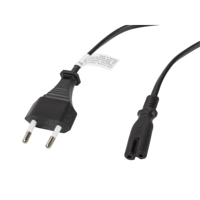 CABLE LANBERG DE ALIMENTACION OCHO CEE 7-16 A IEC320 C7 NEGRO 3M CABLE LANBERG DE ALIMENTACION OCHO CEE 7-16 A IEC320 C7 NEGRO 3M