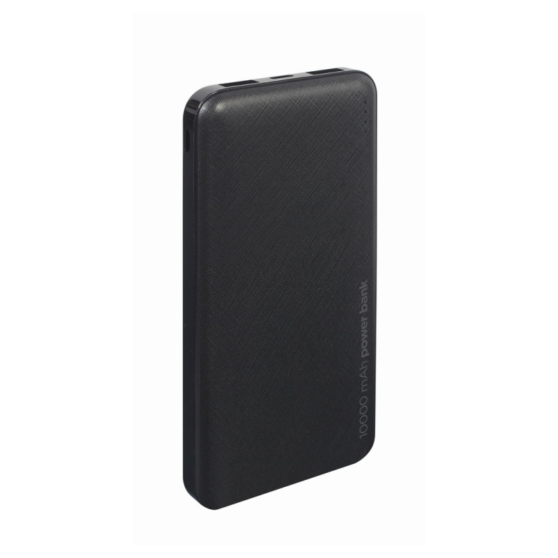 POWERBANK GEMBIRD 10000mAh 1x microUSB A 2x USB-A NEGRO POWERBANK GEMBIRD 10000mAh 1x microUSB A 2x USB-A NEGRO
