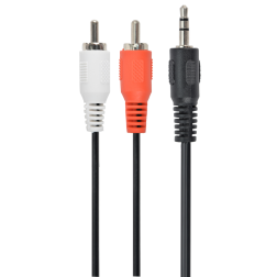 CABLE AUDIO GEMBIRD CONECTOR 3,5MM A RCA 1,5M