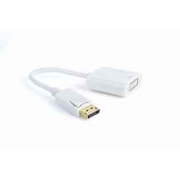 CABLE ADAPTADOR GEMBIRD DISPLAYPORT A DVI MACHO HEMBRA BLANCO