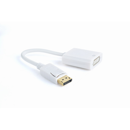 CABLE ADAPTADOR GEMBIRD DISPLAYPORT A DVI MACHO HEMBRA BLANCO