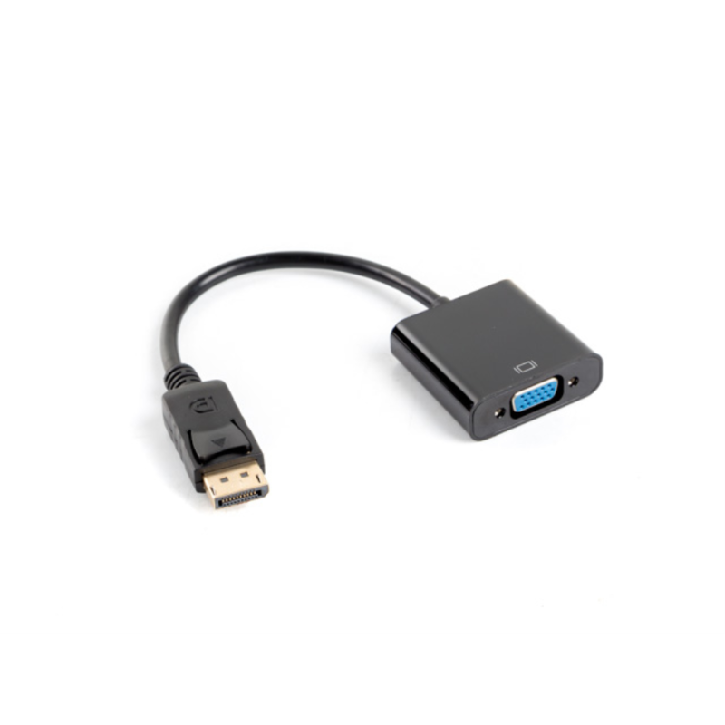 ADAPTADOR LANBERG DISPLAYPORT 1-1 A VGA 20CM NEGRO ADAPTADOR LANBERG DISPLAYPORT 1-1 A VGA 20CM NEGRO