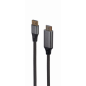 CABLE DISPLAYPORT GEMBIRD A HDMI MACHO MACHO 4K V1-2 1,8 "PREMIUM SERIES" CABLE DISPLAYPORT GEMBIRD A HDMI MACHO MACHO 4K V1-2 1,8 "PREMIUM SERIES"