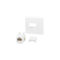 CONECTOR KEYSTONE LANBERG RJ45 CAT-6A UTP PARED 45X45 BLANCO CONECTOR KEYSTONE LANBERG RJ45 CAT-6A UTP PARED 45X45 BLANCO