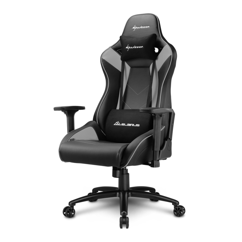 SILLA GAMING SHARKOON ELBRUS 3 NEGRO GRIS 160G SILLA GAMING SHARKOON ELBRUS 3 NEGRO GRIS 160G