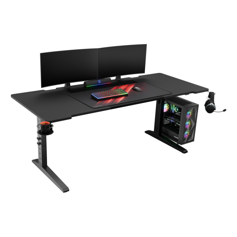 MESA GAMING GENESIS HOLM MODULAR 180 RGB NEGRO 180X75 CM MESA GAMING GENESIS HOLM MODULAR 180 RGB NEGRO 180X75 CM