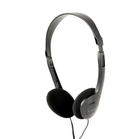 AURICULARES ESTEREO GEMBIRD CON CONTROL DE VOLUMEN NEGRO
