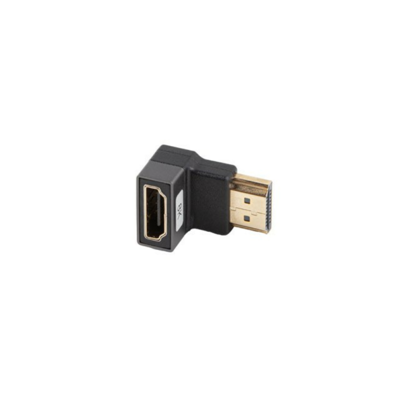 ADAPTADOR 8K LANBERG HDMI(M) A HDMI(H) ANGULO ABAJO ALUMINIO PLATA ADAPTADOR 8K LANBERG HDMI(M) A HDMI(H) ANGULO ABAJO ALUMINIO PLATA