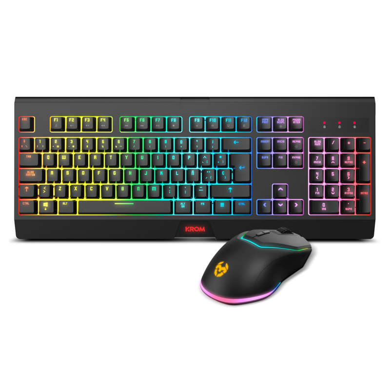 KROM KABALA Kit Teclado y Ratón Wireless RGB SP KROM KABALA Kit Teclado y Ratón Wireless RGB SP
