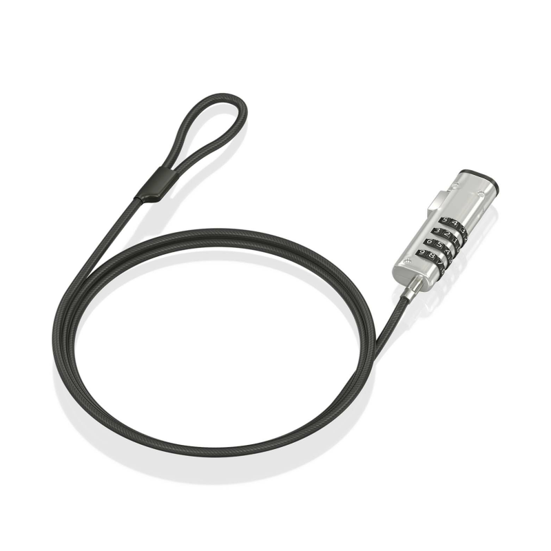 CABLE SEGURIDAD AISENS TIPO NANO CERRADURA COMBINACION 1-5M CABLE SEGURIDAD AISENS TIPO NANO CERRADURA COMBINACION 1-5M