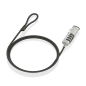 CABLE SEGURIDAD AISENS TIPO NANO CERRADURA COMBINACION 1-5M CABLE SEGURIDAD AISENS TIPO NANO CERRADURA COMBINACION 1-5M