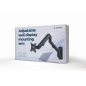 BRAZO DE MONTAJE GEMBIRD PARA PANTALLA DE PARED AJUSTABLE HASTA 27'' 7KG BRAZO DE MONTAJE GEMBIRD PARA PANTALLA DE PARED AJUSTABLE HASTA 27'' 7KG
