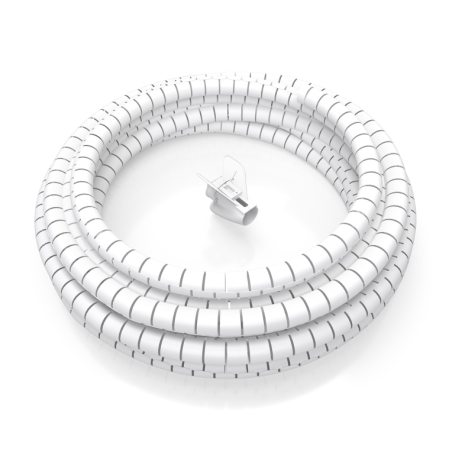 ORGANIZADOR CABLE AISENS EN ESPIRAL 25MM BLANCO 2-0M