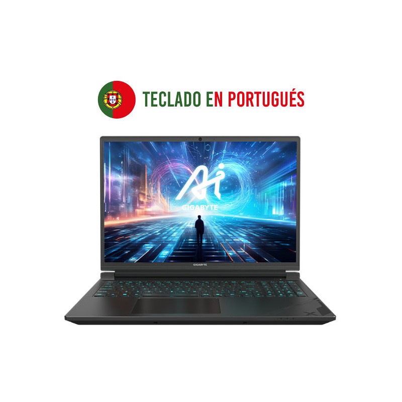 PORTATIL GIGABYTE G6X 9KG-43PT854SD I7-136250HX 4060 16GB DDR5 1TB 16" DOS PORTATIL GIGABYTE G6X 9KG-43PT854SD I7-136250HX 4060 16GB DDR5 1TB 16" DOS