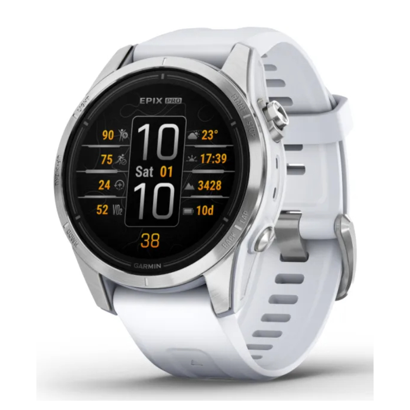 SMARTWATCH GARMIN EPIX PRO, 42MM, GLASS, SS, WHITESTN SMARTWATCH GARMIN EPIX PRO, 42MM, GLASS, SS, WHITESTN