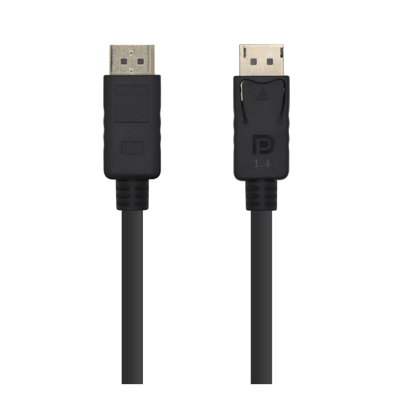 CABLE DISPLAYPORT AISENS V1-4 8K60HZ M-M NEGRO 0-8M CABLE DISPLAYPORT AISENS V1-4 8K60HZ M-M NEGRO 0-8M