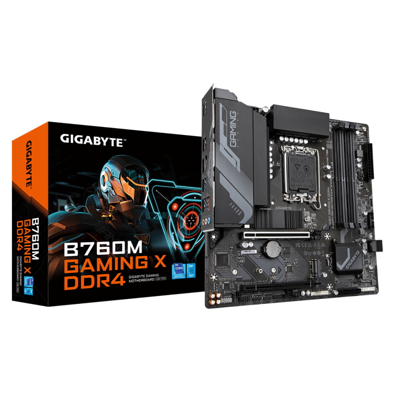 PLACA BASE GIGABYTE B760M GAMING X 1700 MATX PLACA BASE GIGABYTE B760M GAMING X 1700 MATX