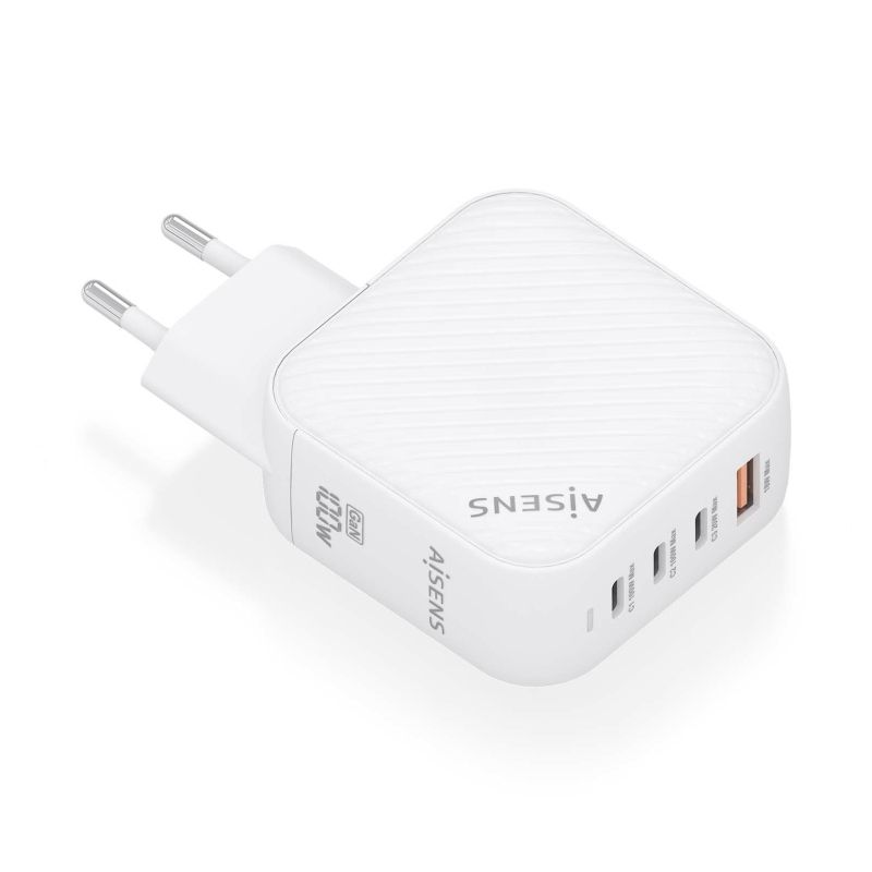CARGADOR AISENS GAN 100W 3XUSB-C PD3-0 QC4-0 1XUSB-A QC3-0 BLANCO CARGADOR AISENS GAN 100W 3XUSB-C PD3-0 QC4-0 1XUSB-A QC3-0 BLANCO