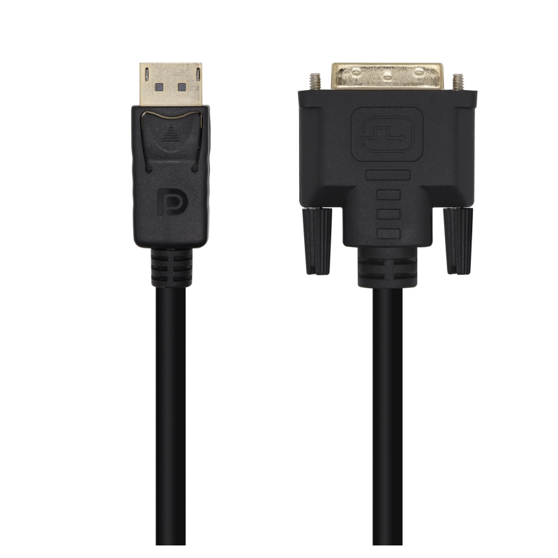 CABLE CONVERSOR AISENS DISPLAYPORT A DVI DP-M-DVI-M NEGRO 3-0M CABLE CONVERSOR AISENS DISPLAYPORT A DVI DP-M-DVI-M NEGRO 3-0M