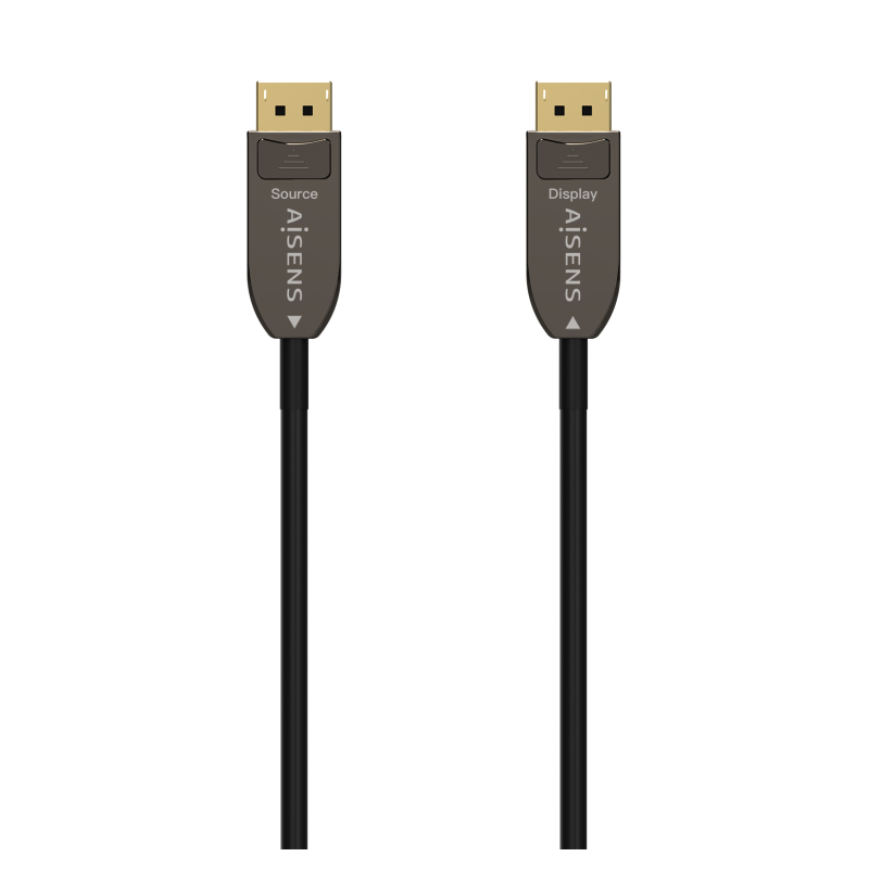 CABLE AISENS DISPLAYPORT AOC V1-4 20M 8K60HZ 4K120HZ 4:4:4 32-4GBPS CABLE AISENS DISPLAYPORT AOC V1-4 20M 8K60HZ 4K120HZ 4:4:4 32-4GBPS