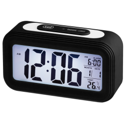 RELOJ DIGITAL TREVI SL 3068 S CON ALARMA Y TERMOMETRO NEGRO